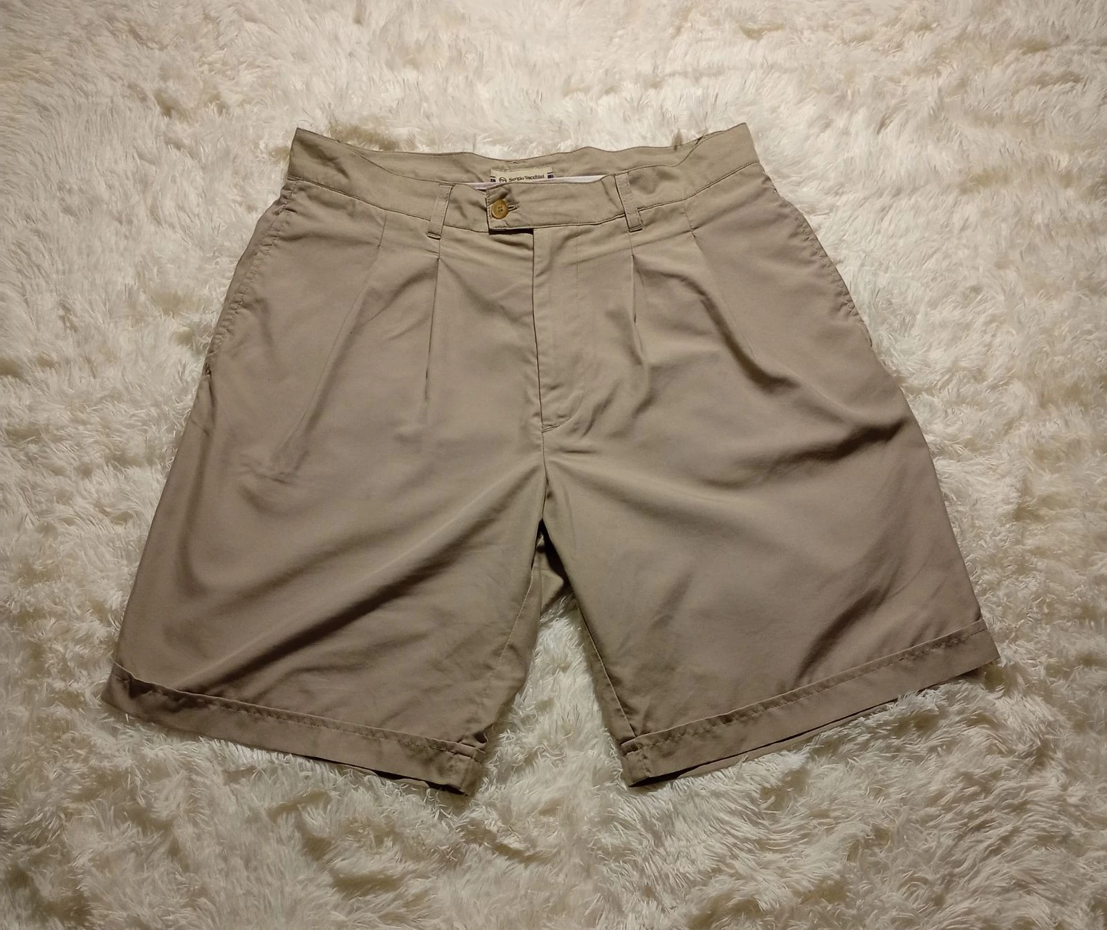 Sergio Tacchini Beige Chino Shorts Size 42